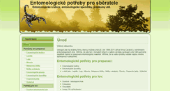 Desktop Screenshot of entoprofi.cz
